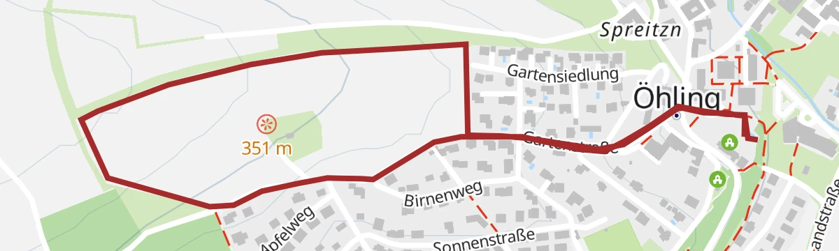 Route map: Birnenerlebnisweg